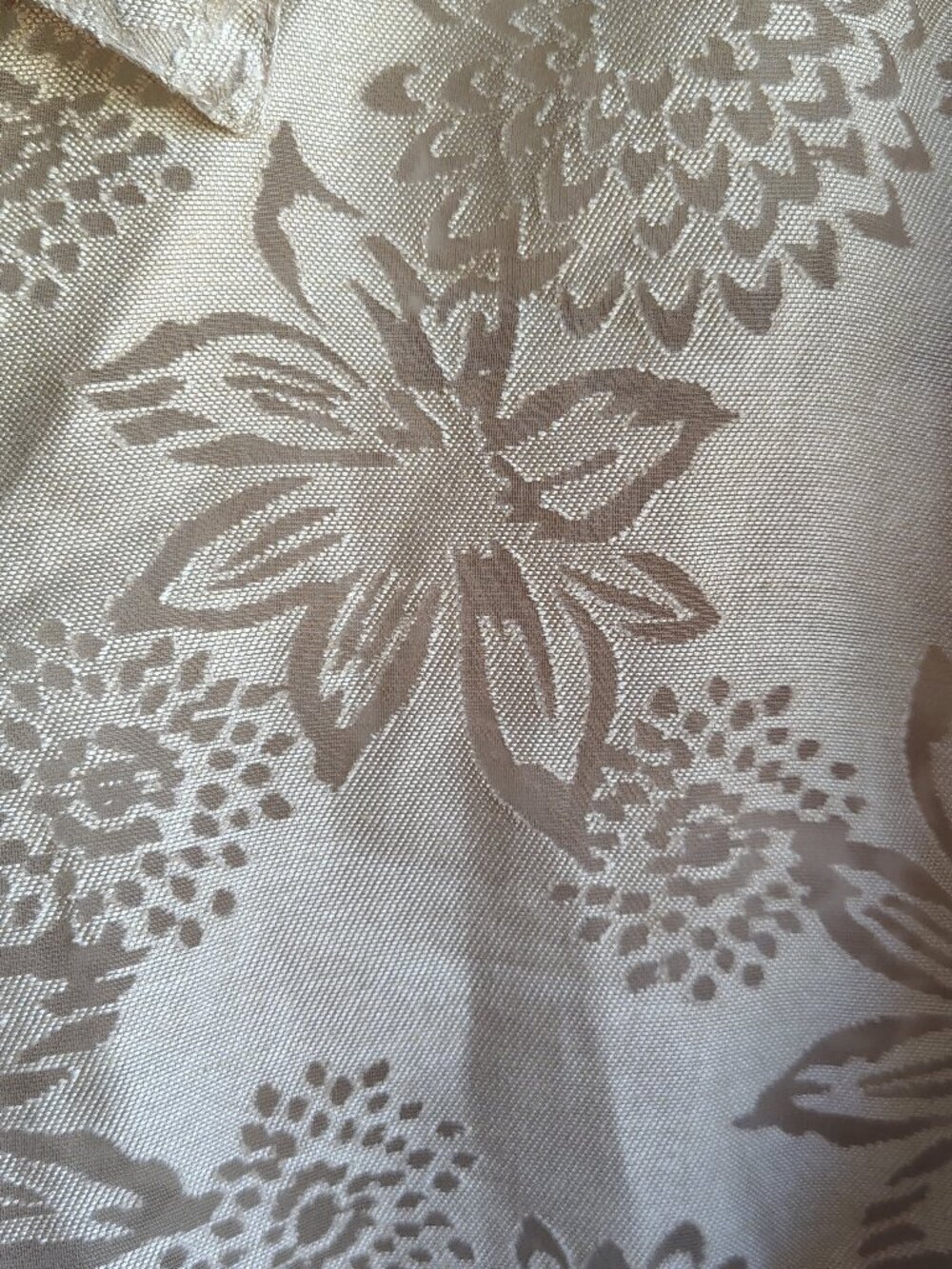 Womens Sheer Button Down Blouse - Picture 3 of 6